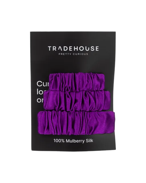 Tradehouse Pretty Curious 100% Mulberry siidist juukseklambrite komplekt
