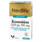 Nordlife Koensüüm Q10 100mg kapslid N30