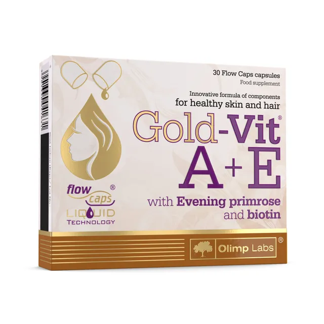 OLIMPLABS GOLD-VIT A+E+KUNINAKEPIÕLI +BIOTIIN VEDELKAPSEL N30