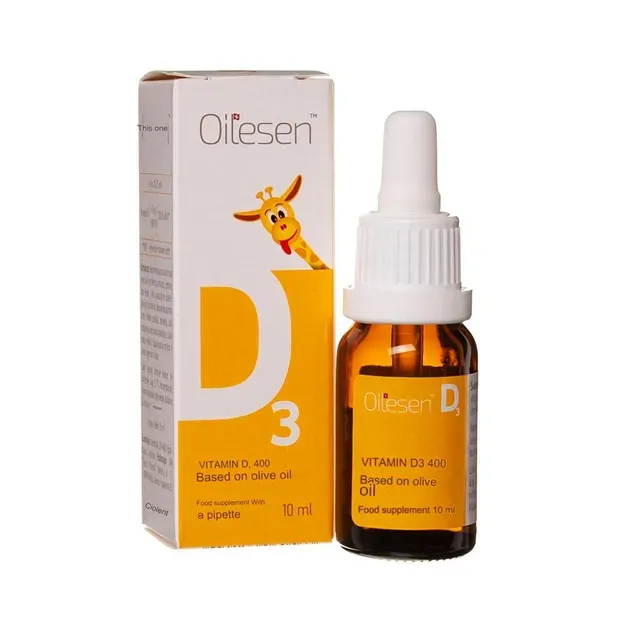 Vitamiin D3 tilgad 400IU, OILESEN, 10 ml
