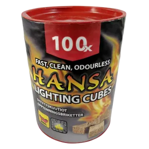 Süütekuubikud, HANSA, 100 tk