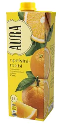 Apelsinimahl 100%, AURA, 1 L