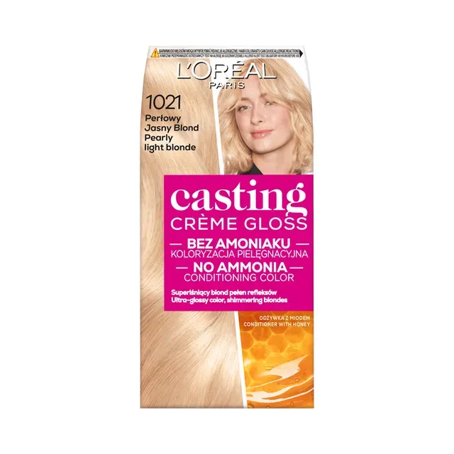 Poolpüsivärv Casting Cream 1021 hele pärliblond, L´OREAL, 1 tk