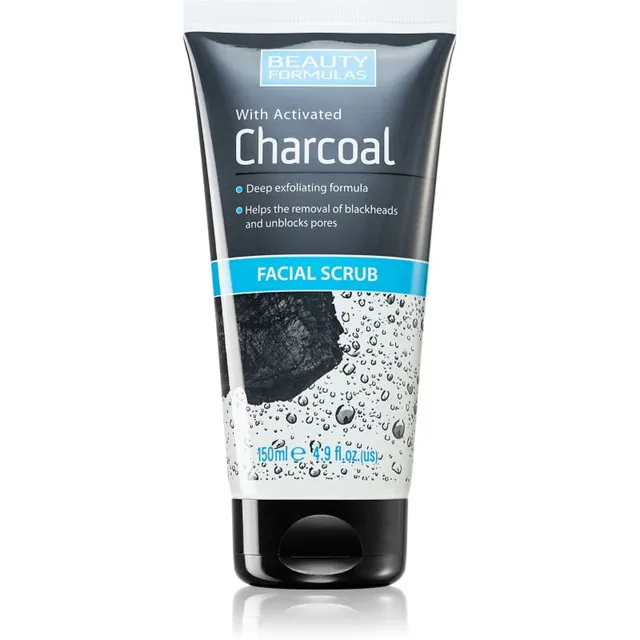 Beauty Formulas Charcoal Näokoorija aktiivsöega 150 ml