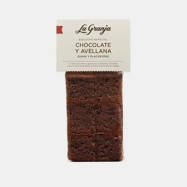 Šokolaadi ja sarapuupähklitega biskviitkook 350g