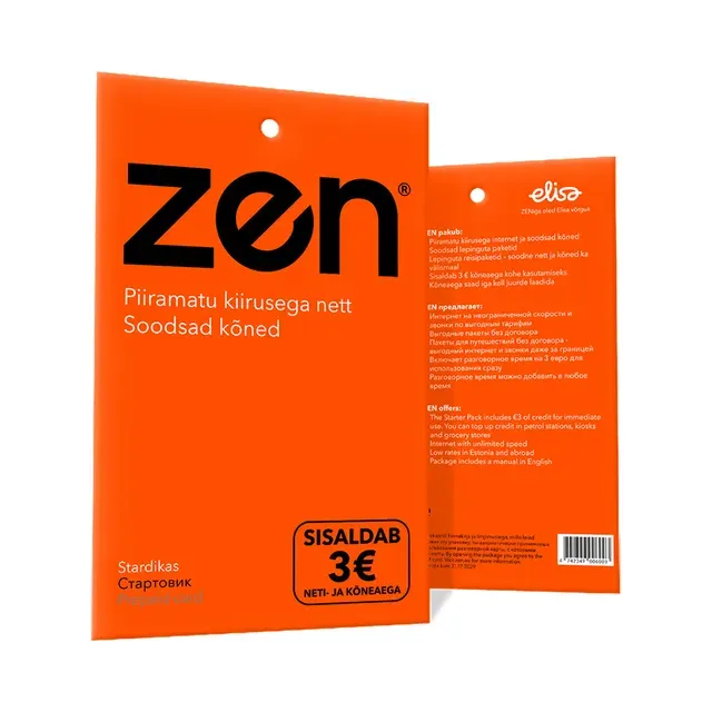 Stardipakett 3,00, ZEN