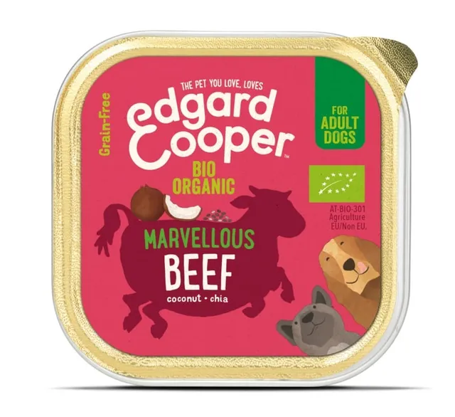 Edgard Cooper Bio Organic koerakonserv, veis, 100 g