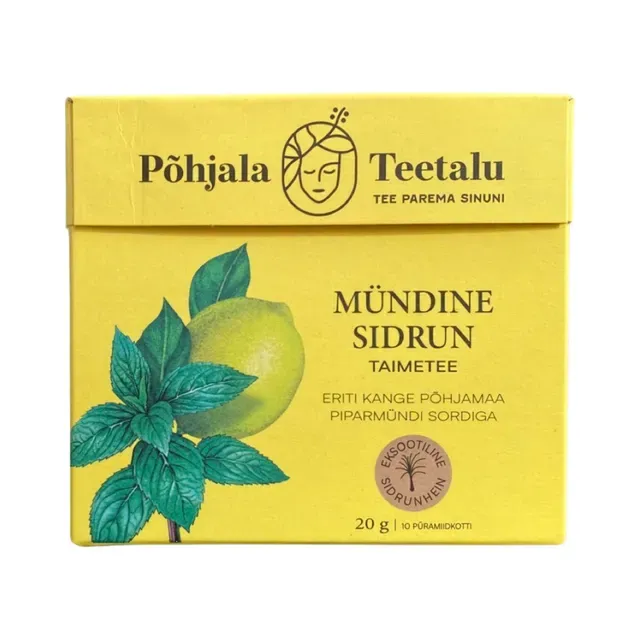 Taimetee Mündin Sidrun 10x2,0g , mahe, PÕHJALA TEETALU, 20 g