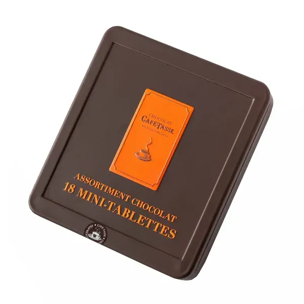 Minišokolaadide komplekt, 18 tk. metallkarbis