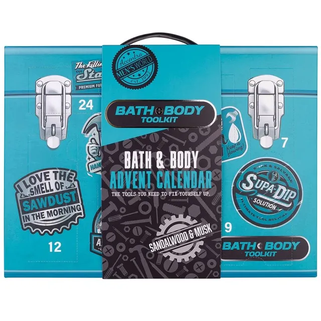 Accentra BATH and BODY TOOLKIT Advendikalender meestele