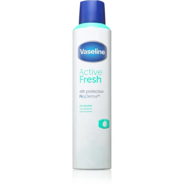 Vaseline Active Fresh Antiperspirant Pihustatav deodorant-antiperspirant 250 ml
