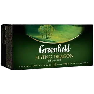 Roheline tee Flying Dragon 25 x 2 g, GREENFIELD, 50 g