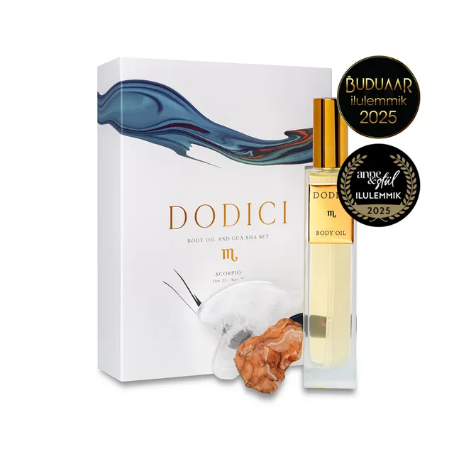 DODICI  kehaõli ja gua sha komplekt