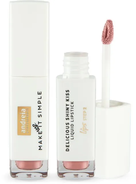 Andreia Makeup Delicious Shiny Kiss Liquid Lipstick (6mL) G02 Rose