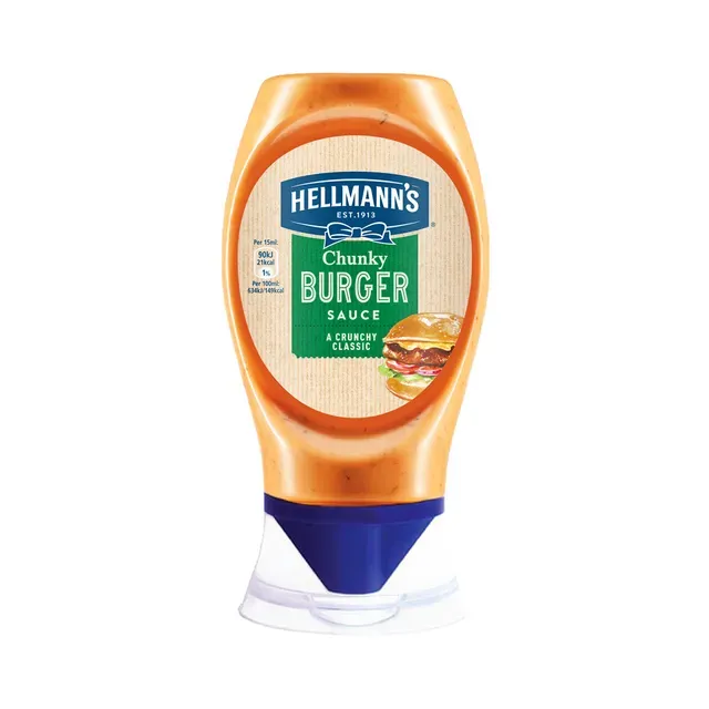Chunky Burger kaste, HELLMANN'S, 250 ml