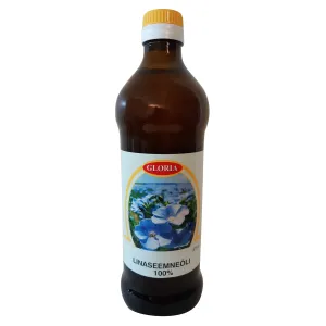Gloria linaseemneõli rafineerimata 500 ml