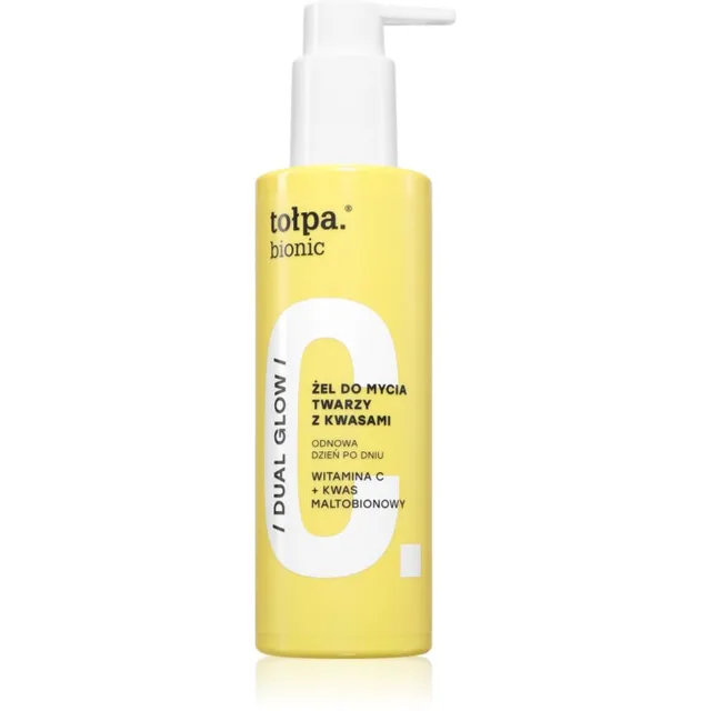 Tołpa Bionic Dual Glow Puhastav geel näole 195 ml