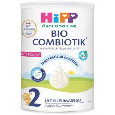 Jätkup.segu Hipp 2 Comb. al. 6k öko 800g
