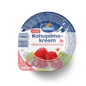 Alma Kohupiimakreem Metsamaasikakisselliga 140g