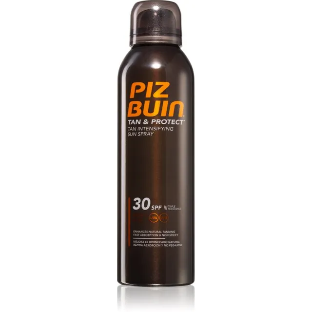 Piz Buin Tan & Protect Kaitsev pihusti sügavaks päevituseks SPF 30 150 ml