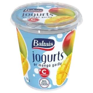 Baltais Baltais mango jogurt, 300 g