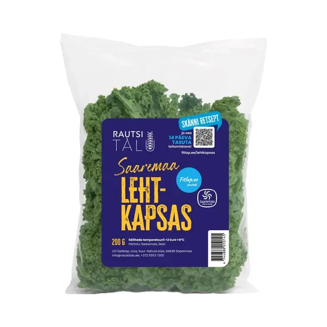 Saaremaa lehtkapsas ehk Kale, RAUTSI TALU, 200 g