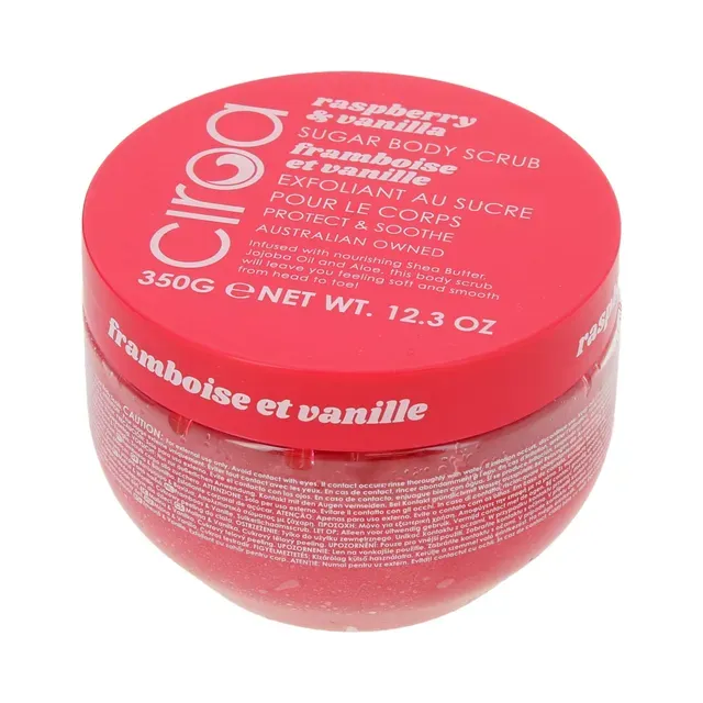 Kehakoorija Raspberry & Vanilla, CIROA, 350g