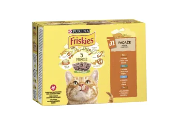 Kassitoit FRISKIES liha+kala 12x85g