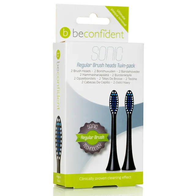 Beconfident® Sonic Toothbrush Heads 2-pack Regular hambaharja otsikute komplekt