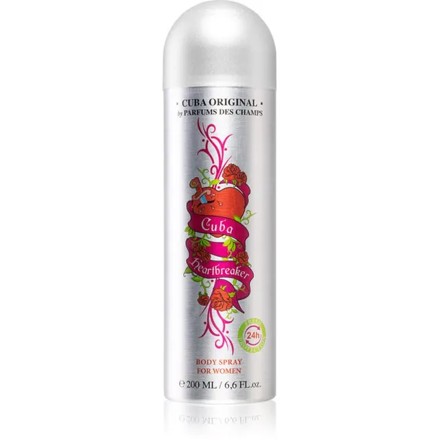 Cuba Heartbreaker Pihustatav deodorant naistele 200 ml