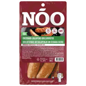 Grillvorstid Cheddari-jalopeno, NÕO, 360 g