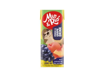 Virsiku viinamarjajook MIO&RIO 200ml