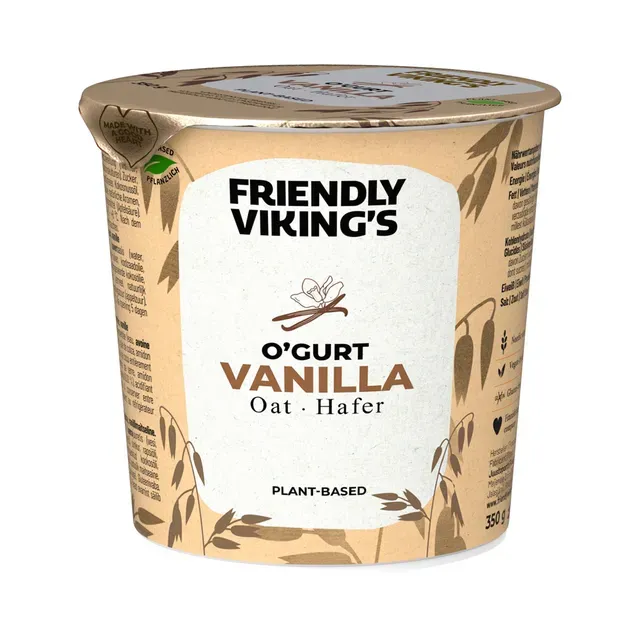 O´gurt kaeradessert vanilje laktoosivaba, FRIENDLY VIKING´S, 350 g