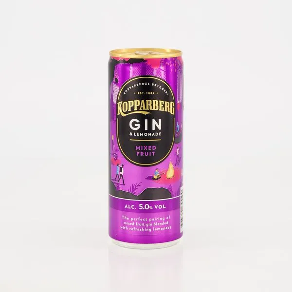 Gin- lemonade mixedfruit muu alkohoolne jook alk.5.0% vol 330ml Rootsi