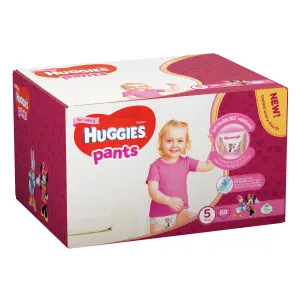 Huggies püksmähkmed Pants 5 Box Girl 12-17kg, 68tk
