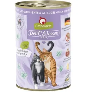 DeliCatEssen pardi- ja kodulinnulihaga konservtoit kassidele, teraviljavaba (Granata Pet))