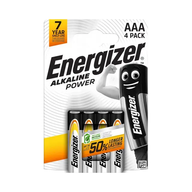 Patareid Power AAA, ENERGIZER, 4 tk
