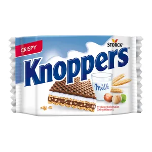 Piimavahvel Knoppers pähklitäidisega, STORCK, 25 g