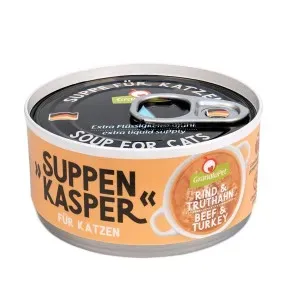 SUPPENKASPER veise, kalkuni ja rikkaliku puljongiga supp-konserv, teraviljavaba (Granata Pet)