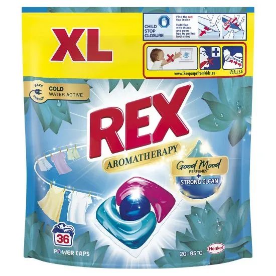 Rex pesukapslid Lotus&Almond Oil (Doy) 36PK 432g