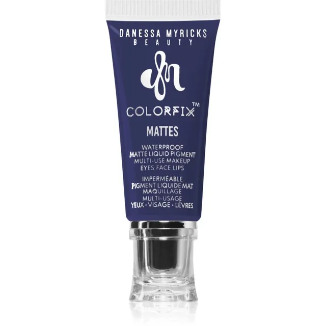 Danessa Myricks Beauty Colorfix Mattes multifunktsionaalne meik silmade, huulte ja näole varjund Primary Blue 10 ml