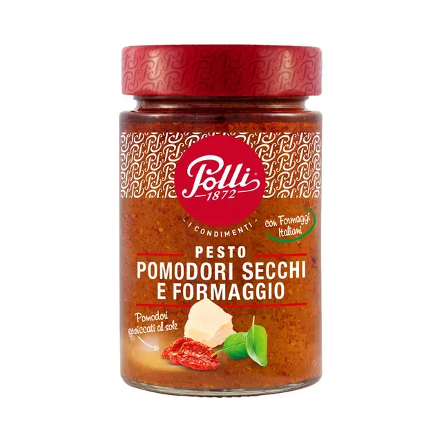 Punane pesto päikesekuivatatud tomatite ja KPN juustuga, POLLI, 190 g