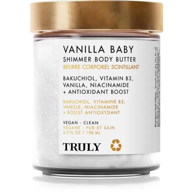 Truly Vanilla Baby Intensiivne kehaniisutusvõi pärlmutterläikega 198 ml