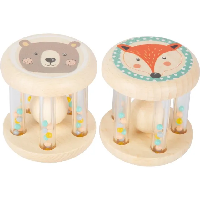 Small foot by Legler Rattle Animals Pastel kõristi kuulikestega 2 tk