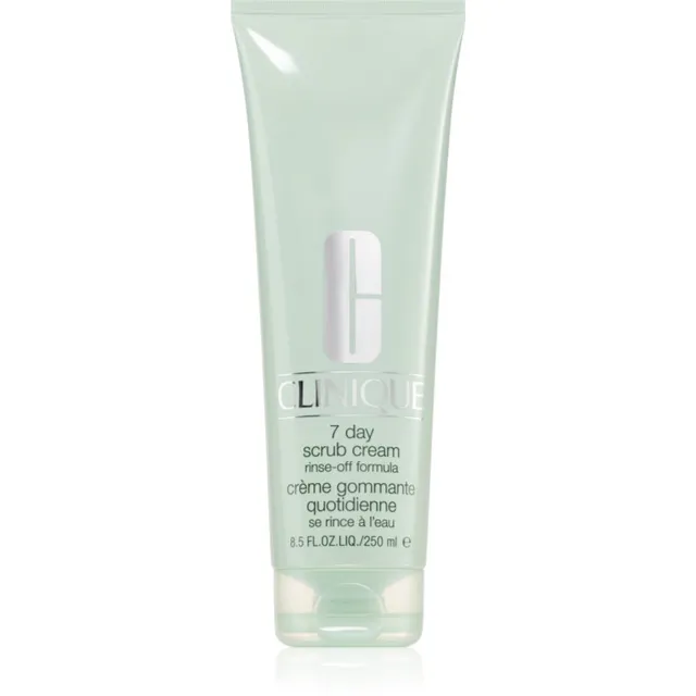 Clinique 7 Day Scrub Cream Rinse-Off Formula Puhastav koorimine igapäevaseks kasutamiseks 250 ml