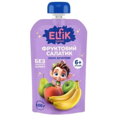 Püree Puuviljasalat al. 6k Elfik 100g