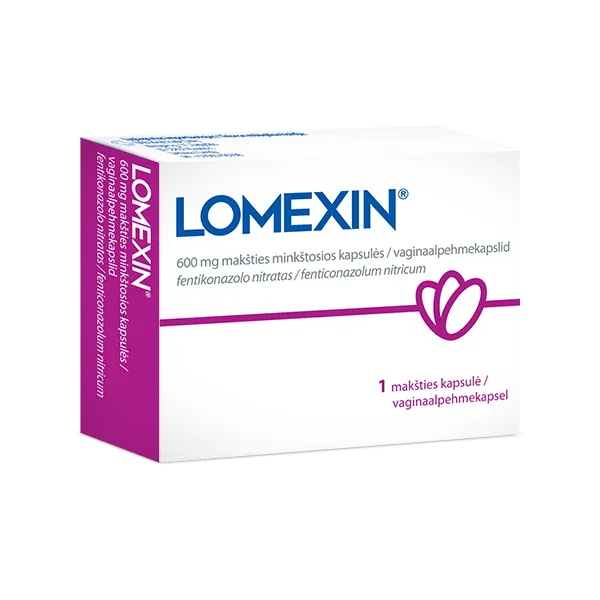 LOMEXIN 600MG VAGINAALPEHMEKAPSEL N1