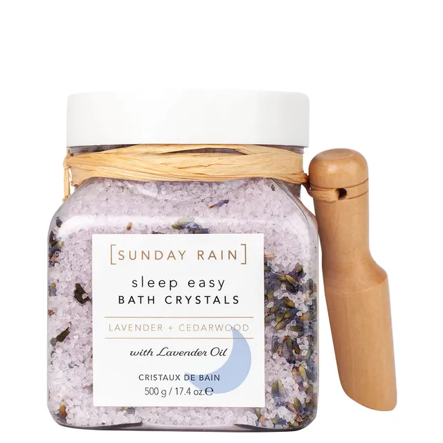 SUNDAY RAIN Lavender & Cedarwood Sleep Easy Bath Crystals 500g