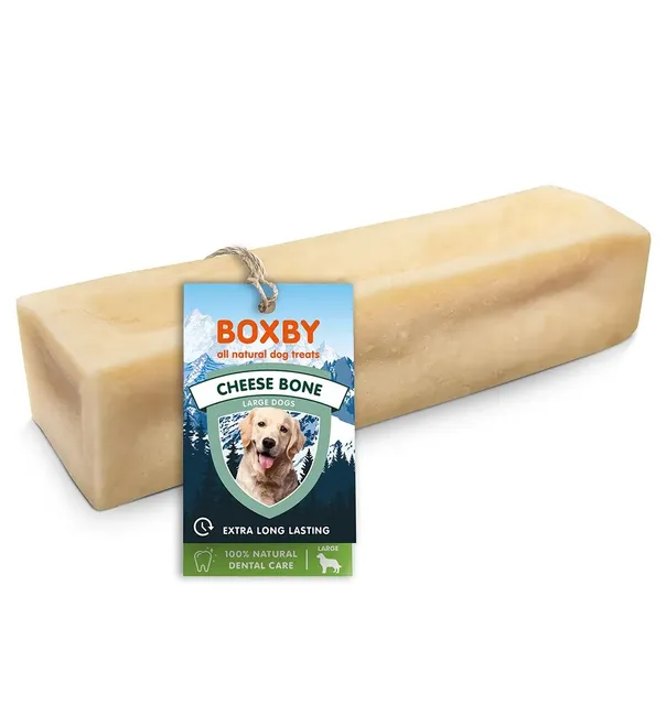 Boxby Cheese Bone juustupulk, naturaalne närimismaius koerale
