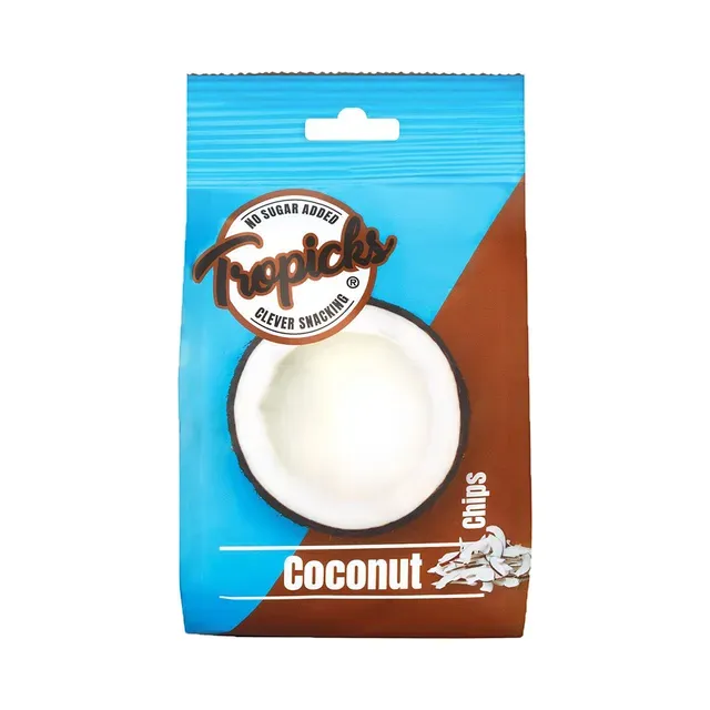 Kookoselaastud nektariga, TROPICKS, 100 g